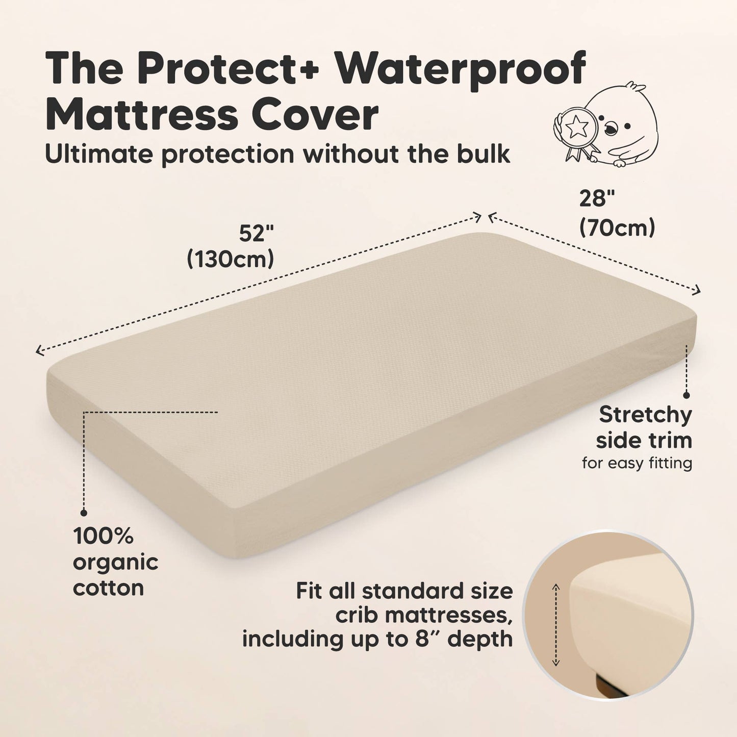 2-pack Crib Mattress Cover
