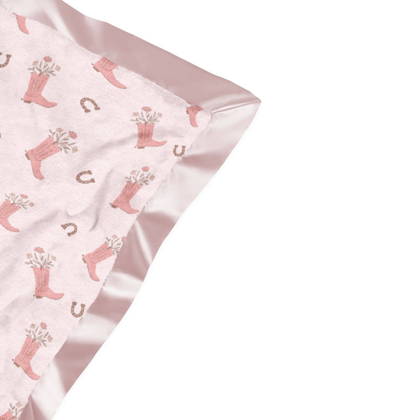 Reversible Baby Blanket - Bloomin' Boot