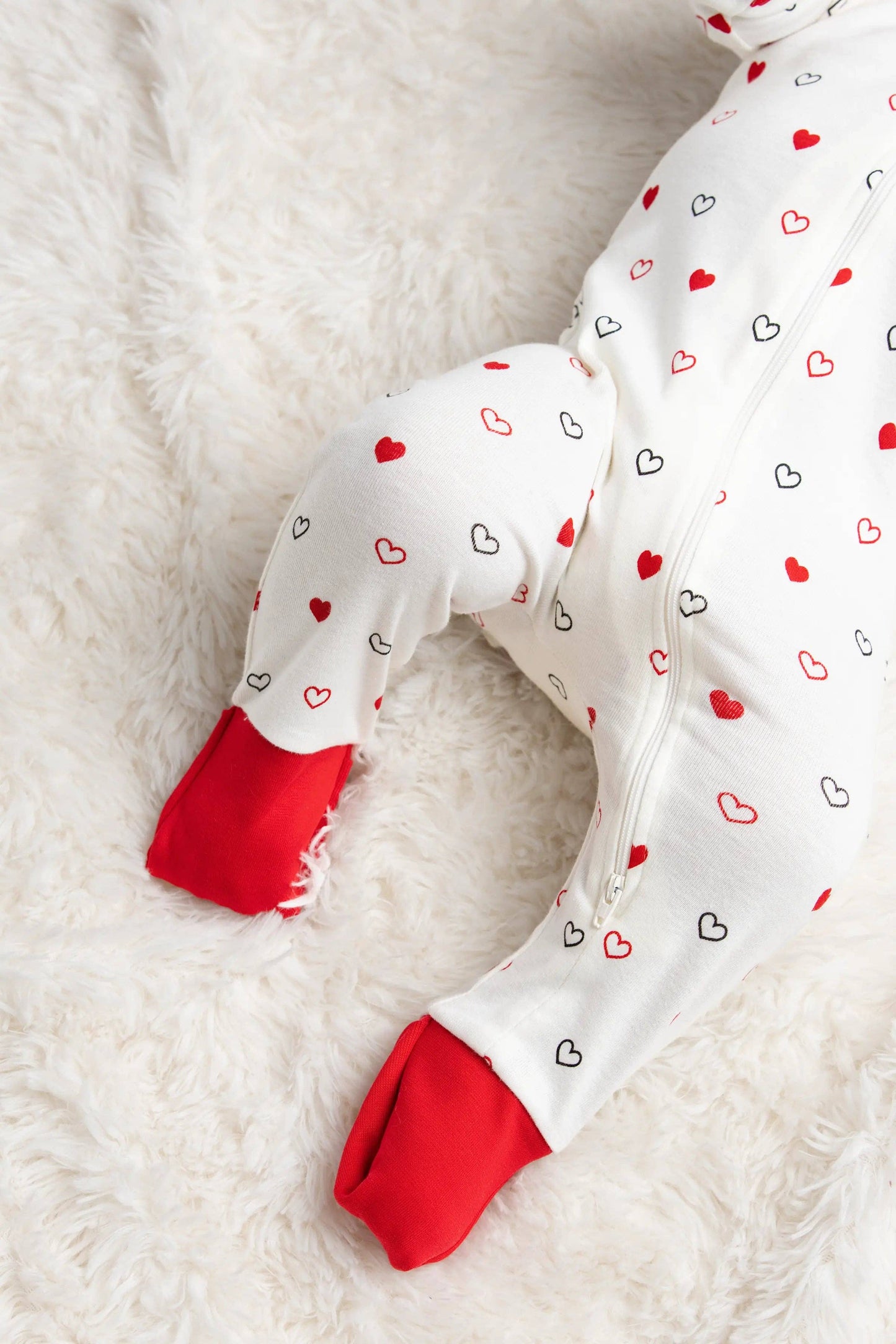 Doodle Hearts Zippy PJs