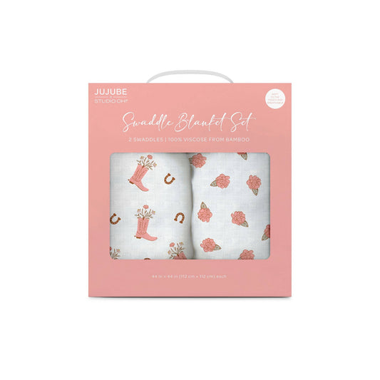Swaddle Blanket Set - Bloomin' Boot