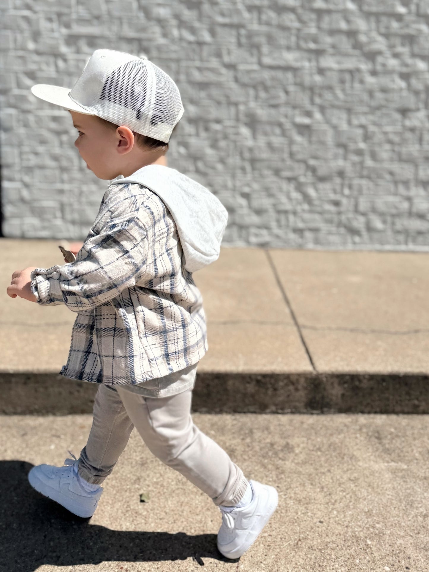 Toddler Hooded Flannel Jacket