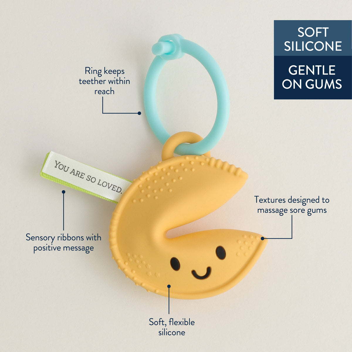 Itzy Treat™ - Fortune Cookie Teether