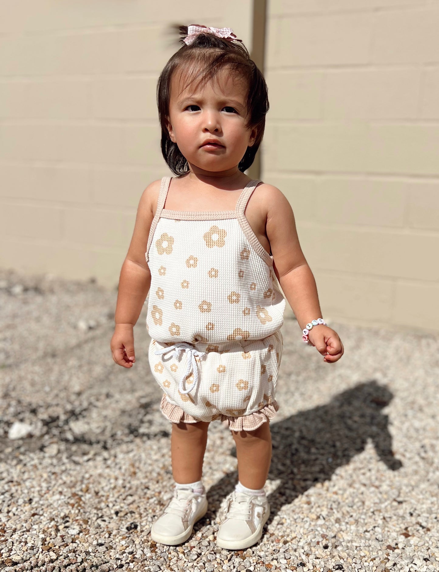 Groovy Flower Bubble Short Set