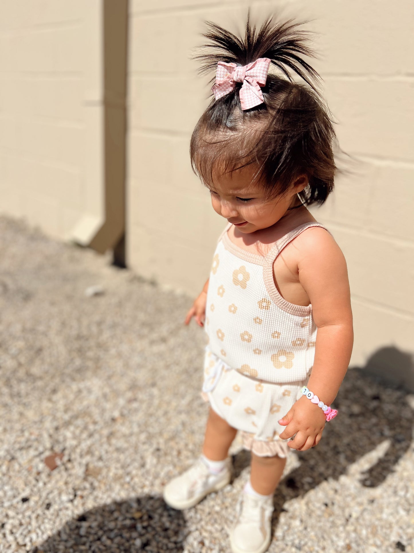 Groovy Flower Bubble Short Set