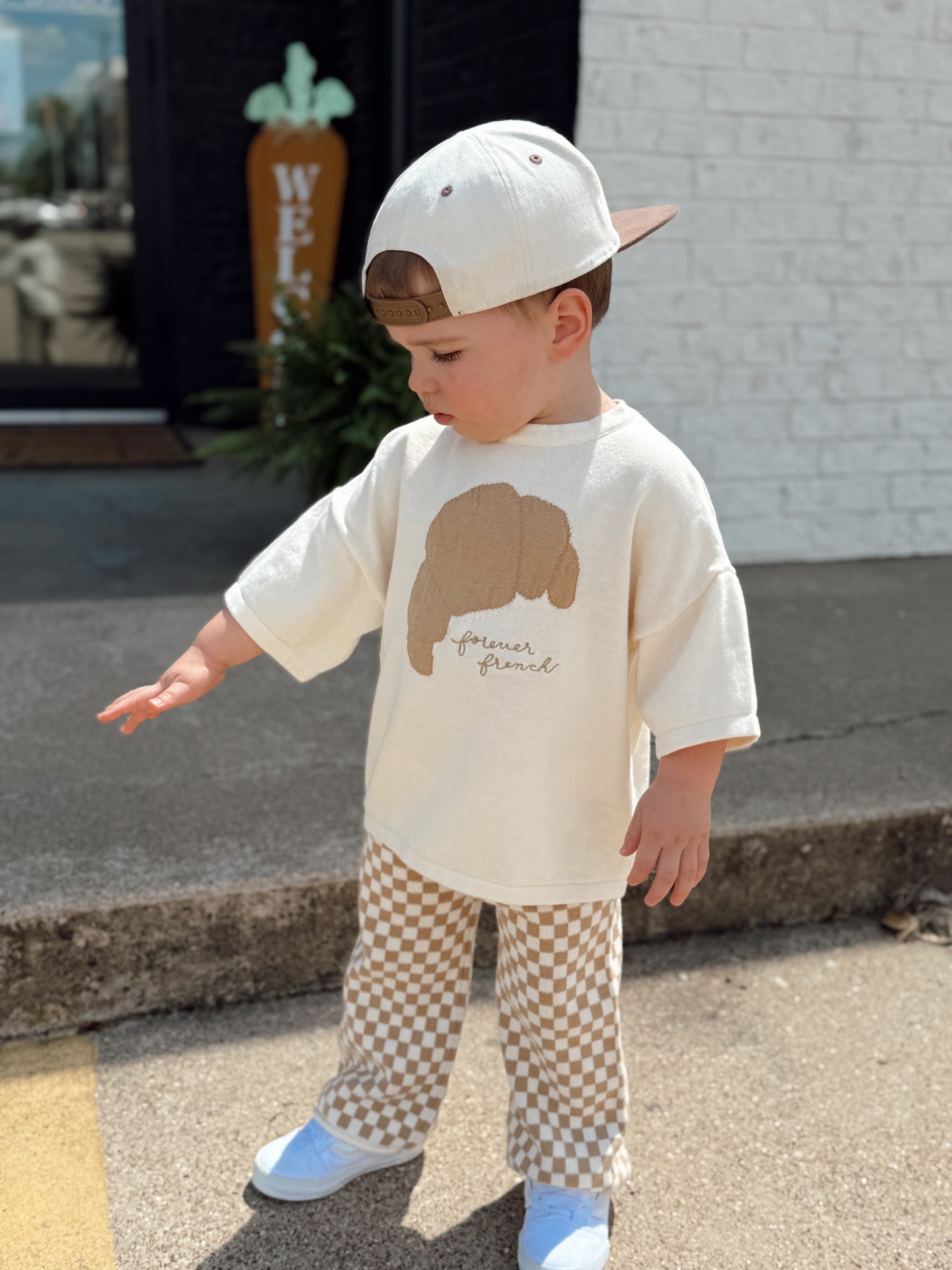 Knit Pant Set | Croissants