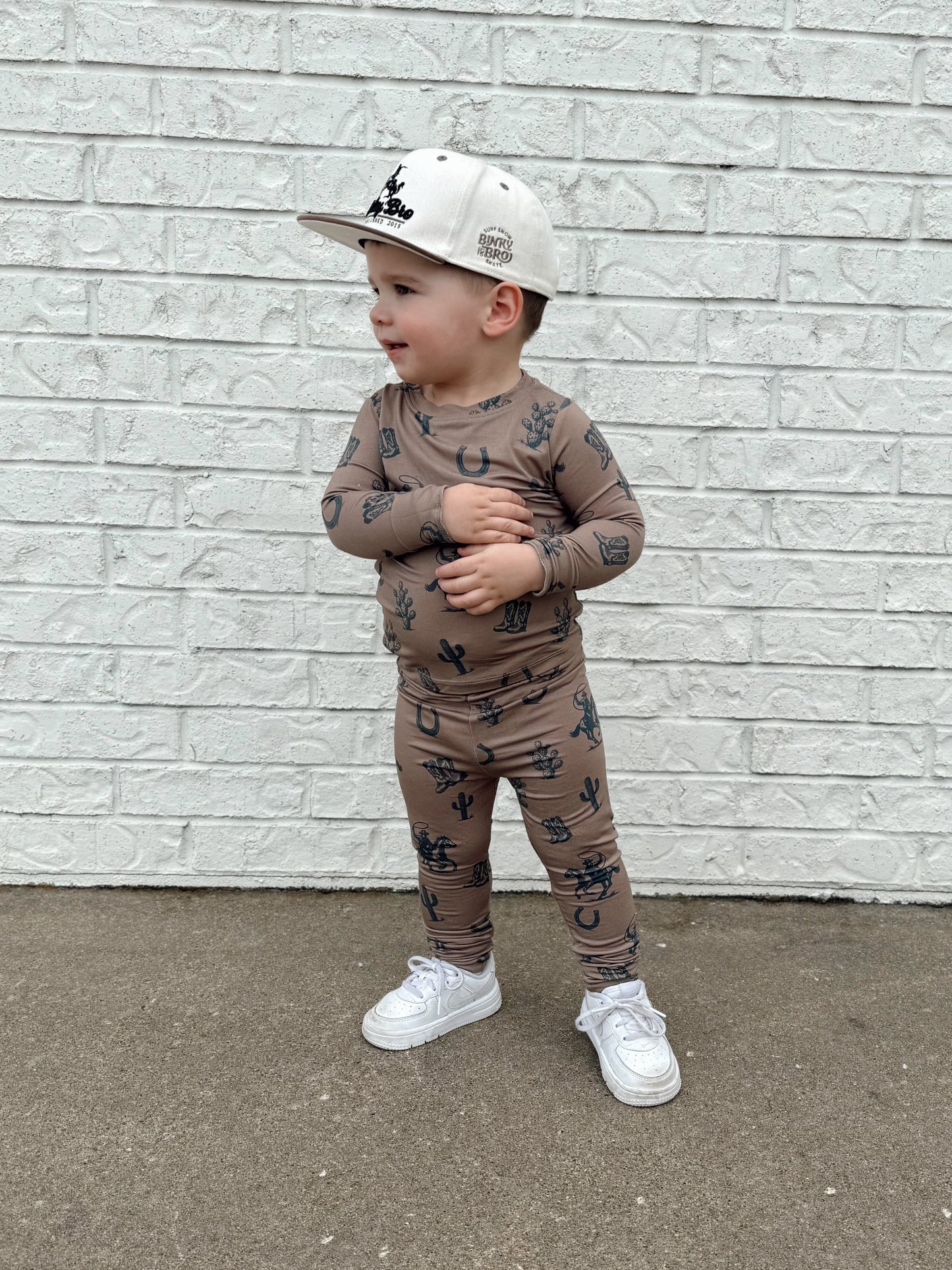 Dusty Cowboys Two-Piece Pajamas
