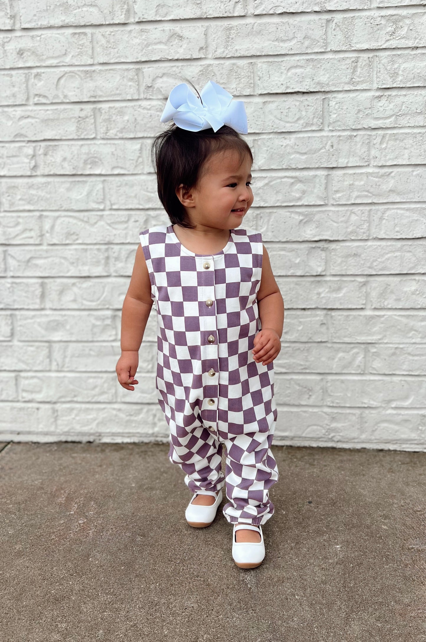 Berry Cheesecake Checkerboard / Jumpsuit