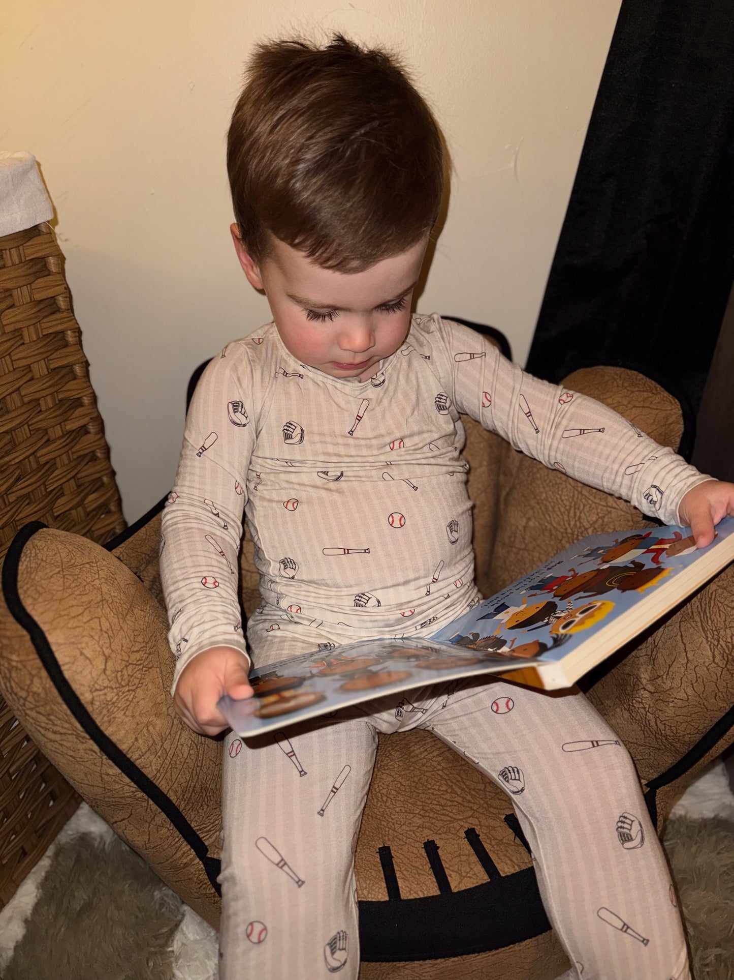 Ballpark Two-Piece Pajamas