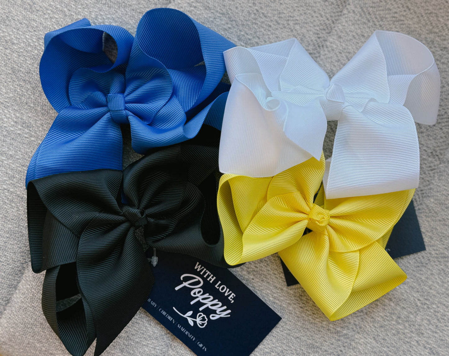 5-inch Solid Grosgrain Bow