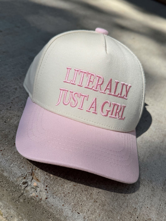 Literally Just a Girl - 2-Tone Cap