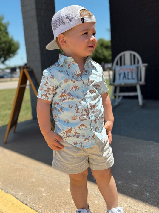 Western Toile Top