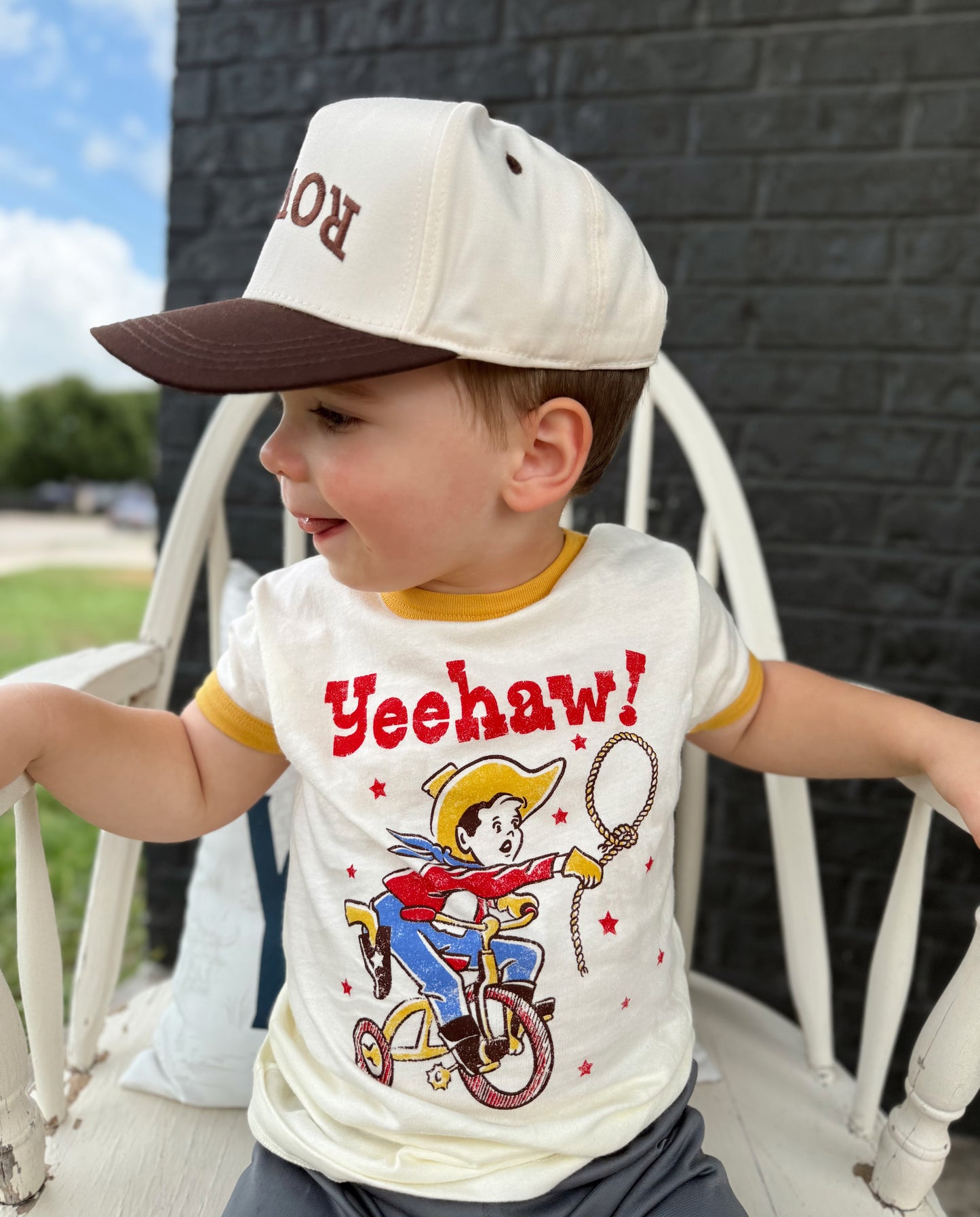 YEEHAW! Ringer Graphic Tee