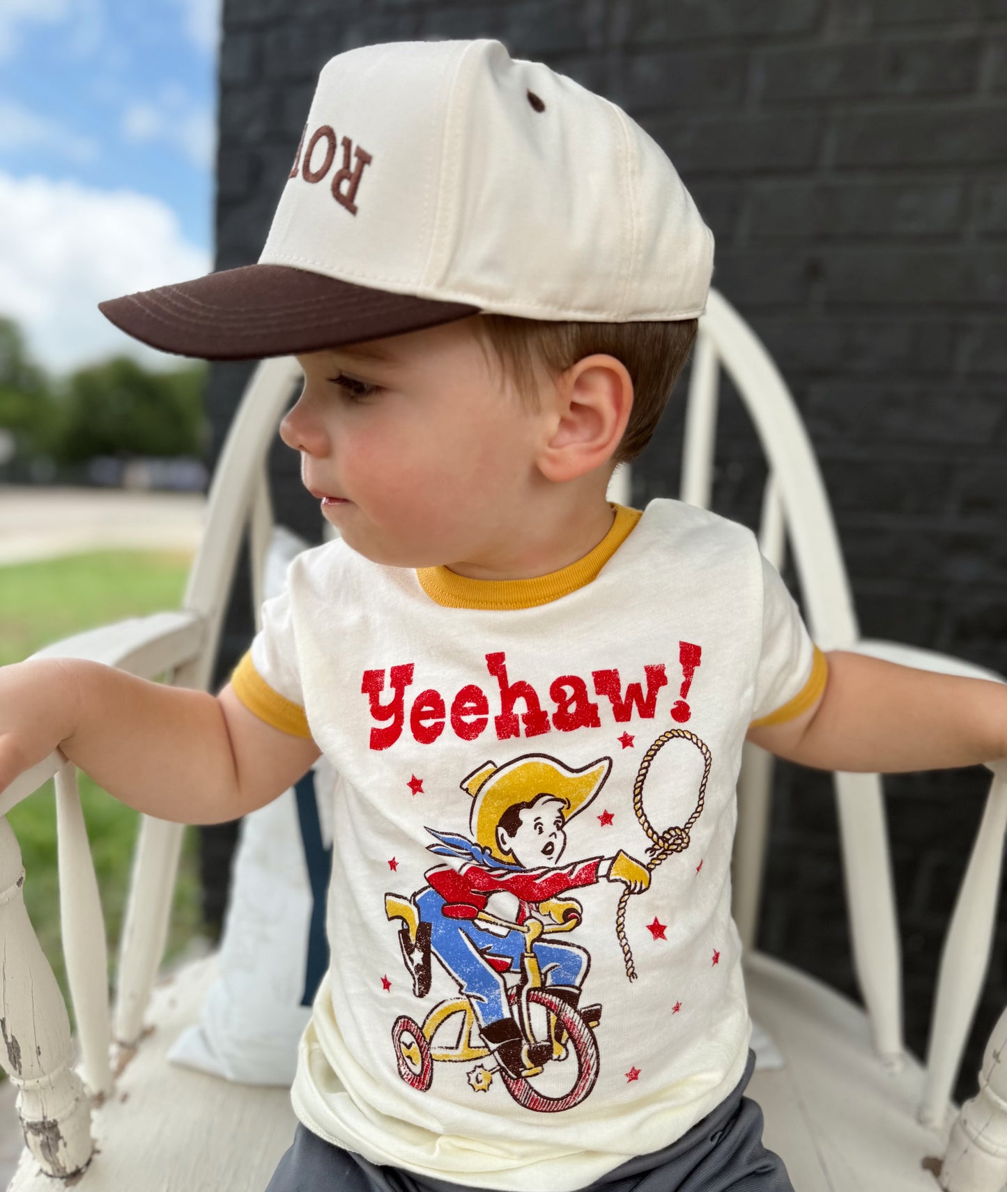 YEEHAW! Ringer Graphic Tee
