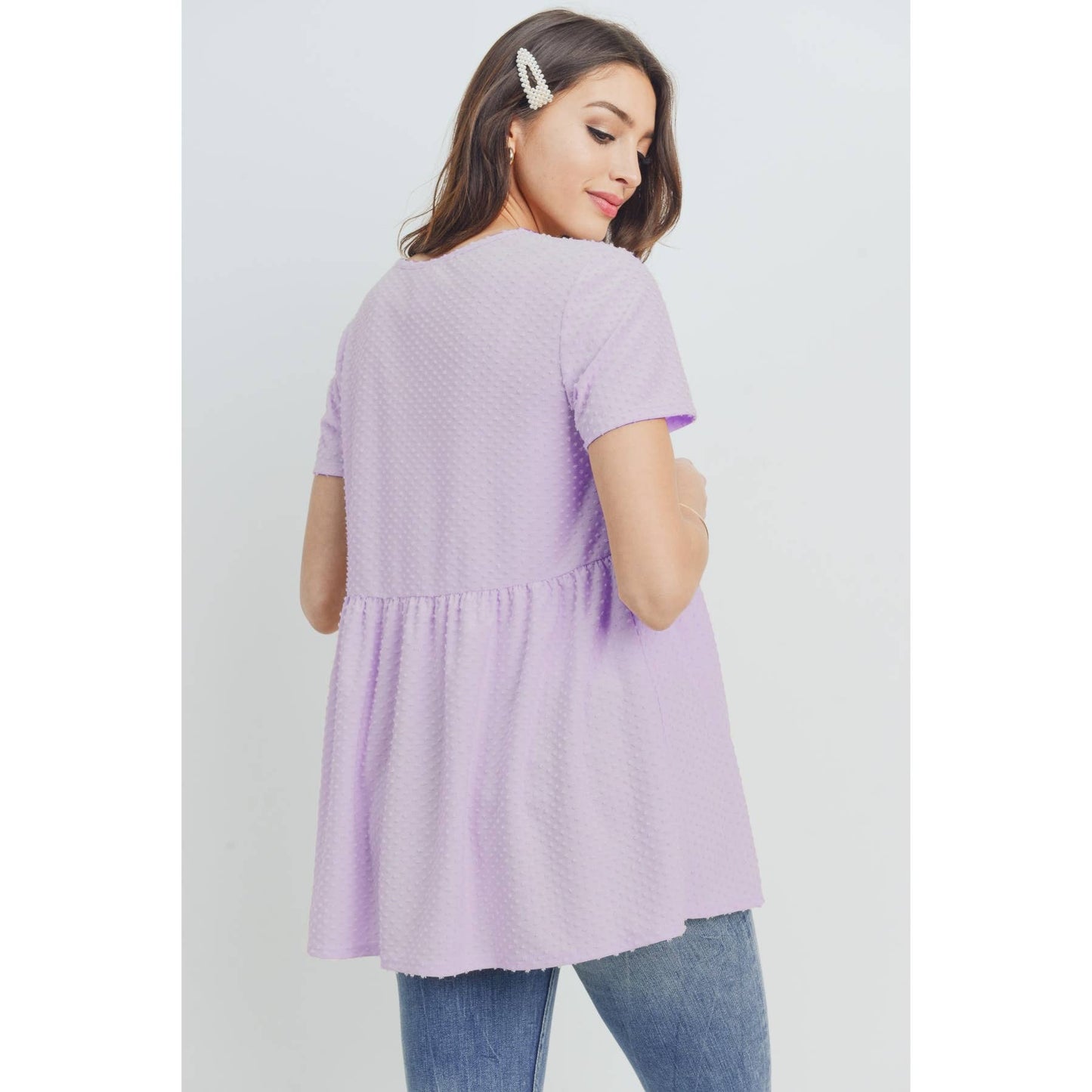 Maternity Swiss Dot Top