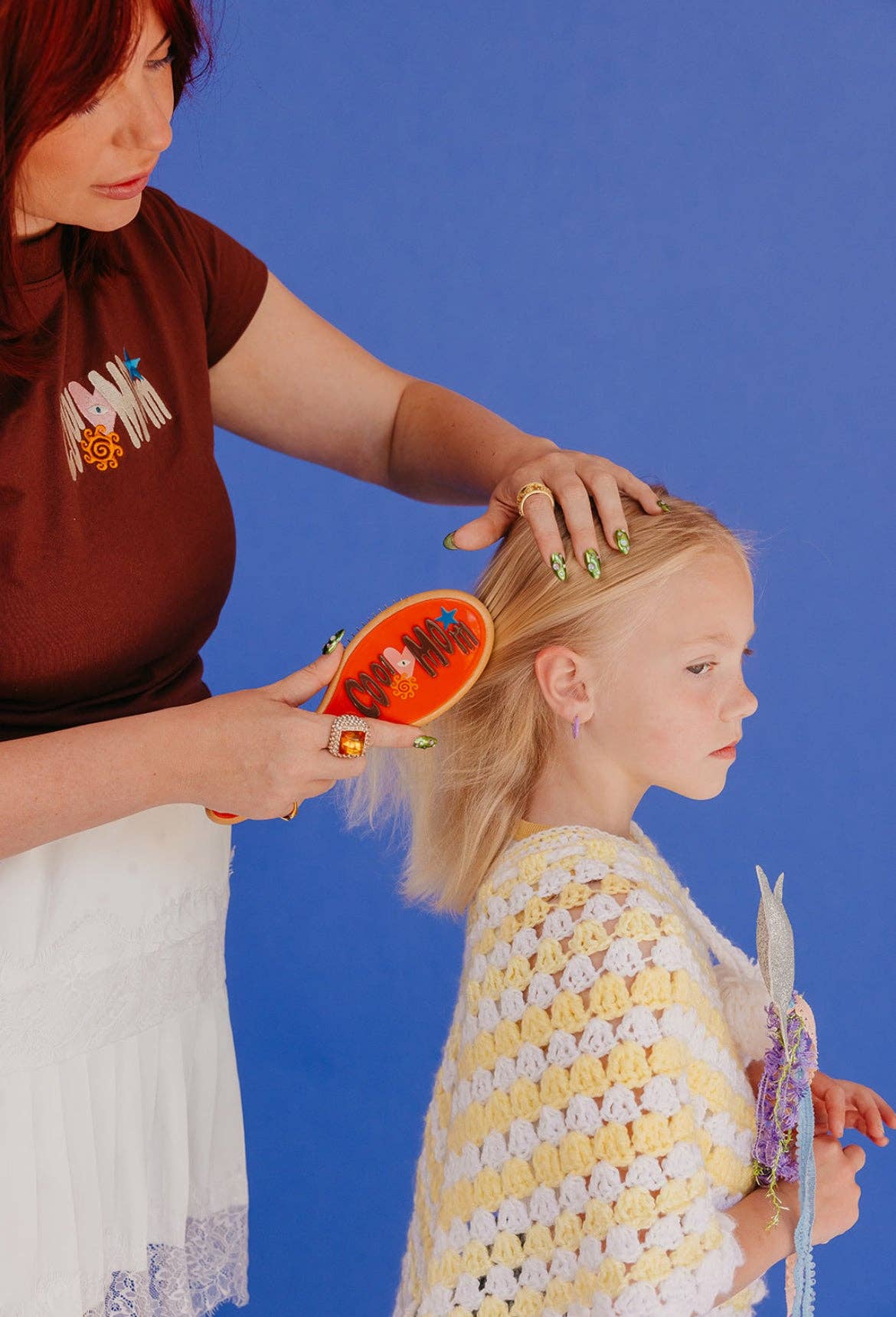 Mom Hair Brush + Midi Claw Set
