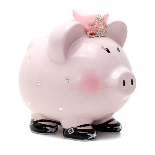 Princess Pink Large Piggy Bank