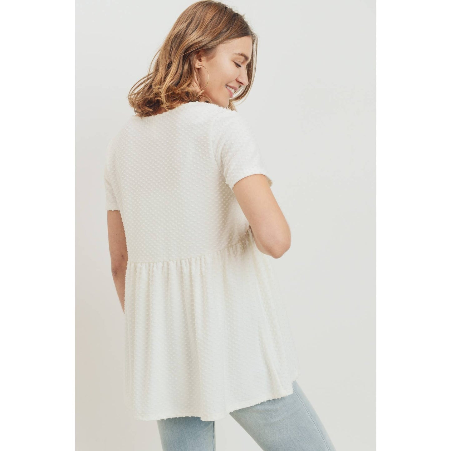 Maternity Swiss Dot Top