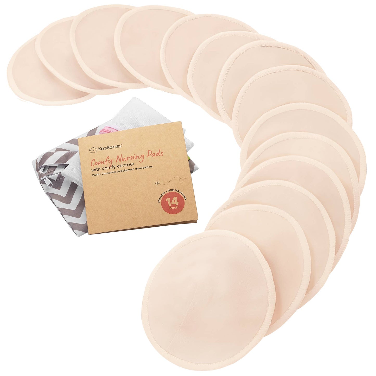 14 pack Reusable Breastfeeding Pads