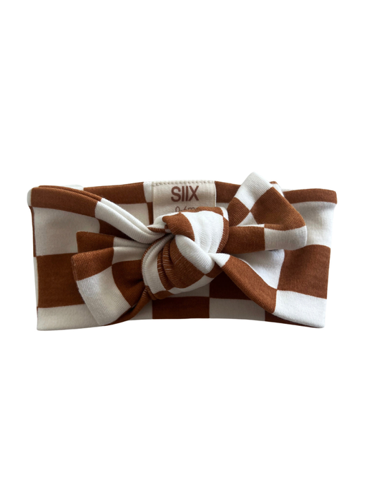 Stracciatella Checkerboard Bow