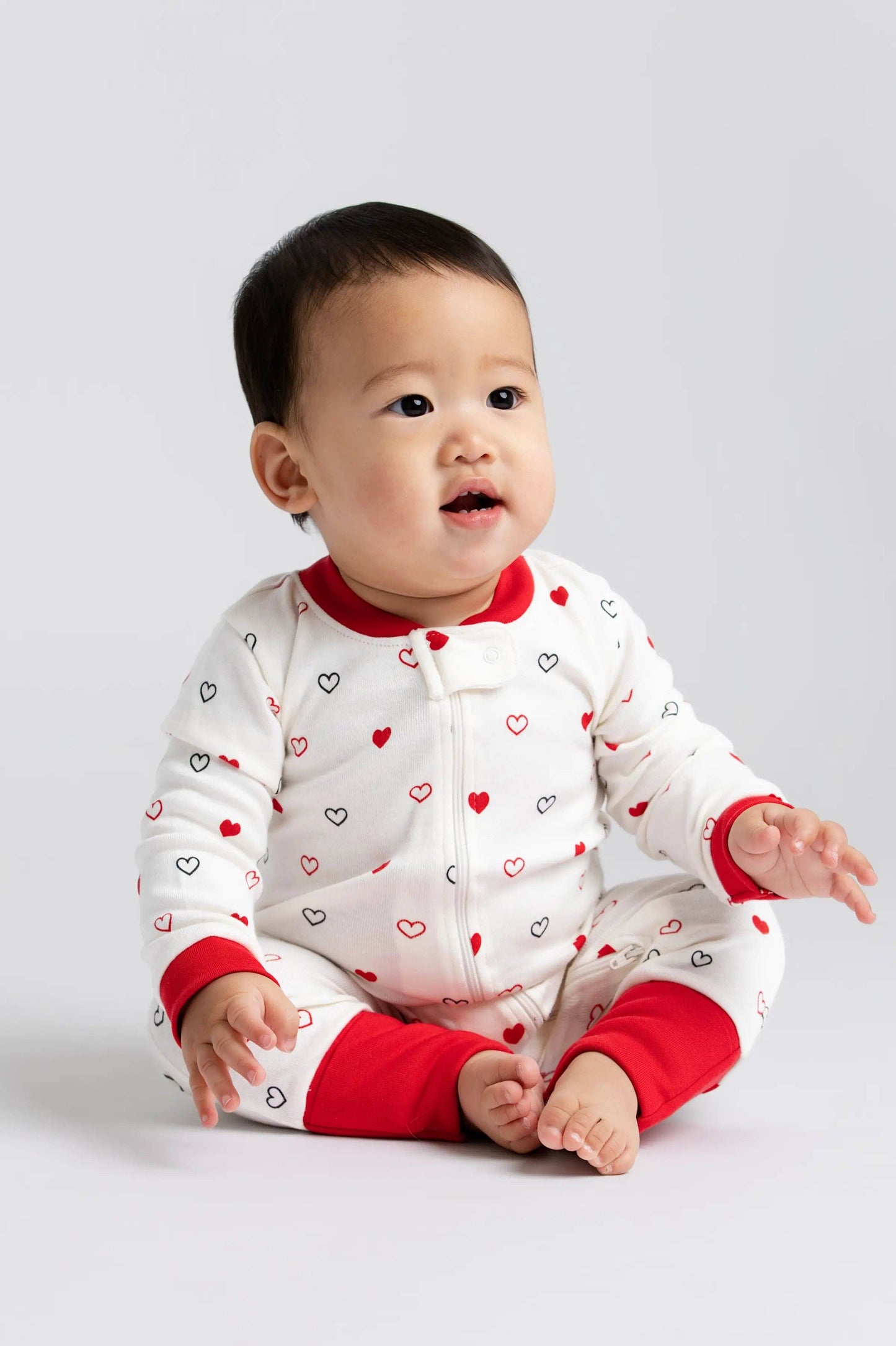 Doodle Hearts Zippy PJs