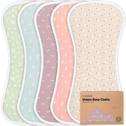 Blooms Pack Urban Burp Cloths