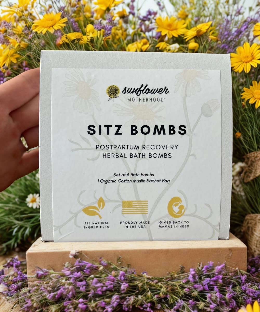 Sitz Bombs | Postpartum Recovery Herbal Bath Bombs