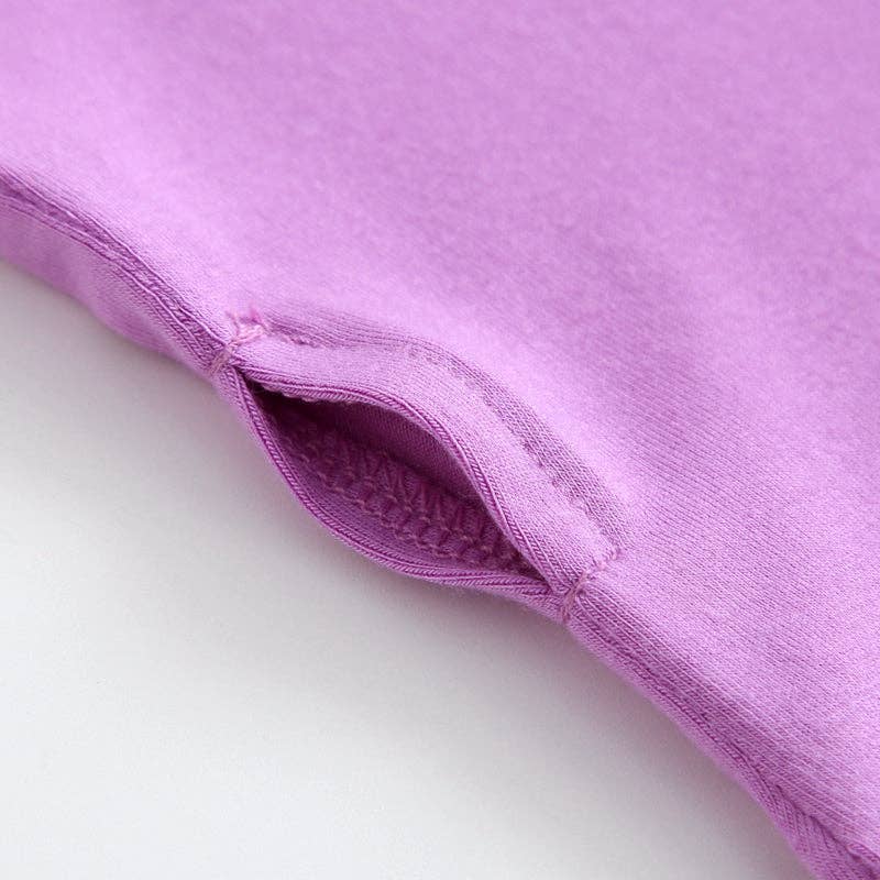 Luxie Lavender Ruffled Romper I Newborn