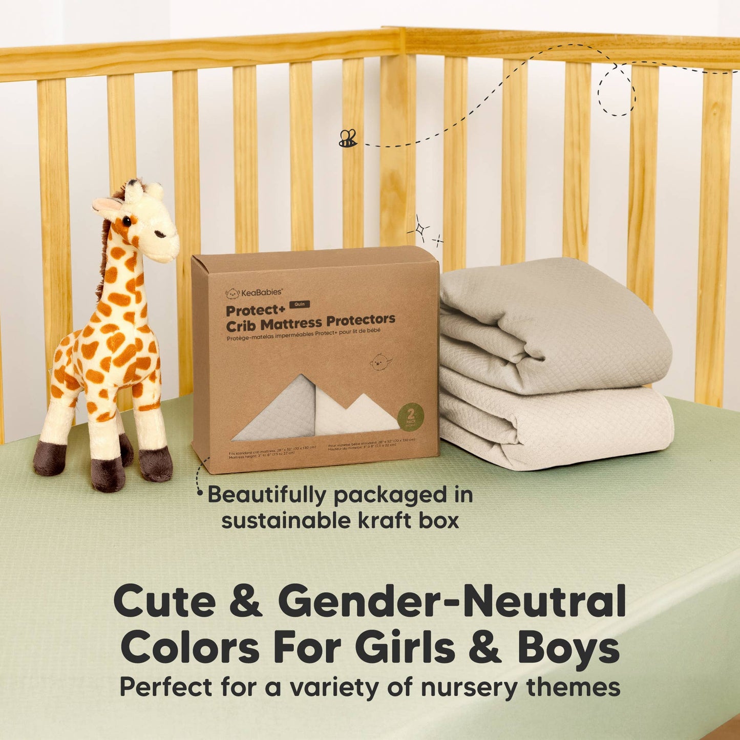 2-pack Crib Mattress Cover
